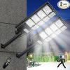 Solar Security Lights 2400mAh LED Motion Sensor Outdoor Flood Light 4