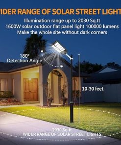 1500W Solar Street Light 100000LM Waterproof Outdoor Lighting System 2
