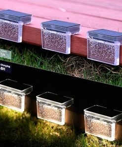 Outdoor Solar Deck Lights 10 Pack LED Garden Pathway Wall Lighting 2