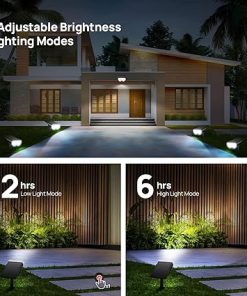 Consciot 16 LED Waterproof Solar Spot Lights for Garden Pathway 2