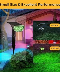 Linkind StarRayS Solar Spot Lights Outdoor, IP67 Waterproof, 6 Pack 2