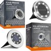 28 Pack Waterproof Solar Lights for Outdoor Pathway and Garden