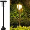 Solar Square Pathway Light Outdoor Waterproof Stainless Steel Garden Lamp 4