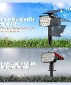 WELALO 6 Pack Solar Spot Lights Outdoor with 3 Modes and Adjustable Design 2