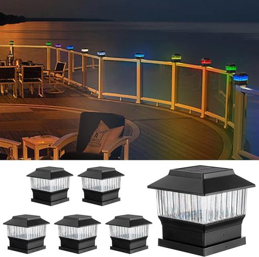 Solar Post Lights 50 Lumen RGBW 6 Pack and 3CCT 8 Pack Options - Image 2