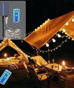Remote Control Solar Umbrella Light for Outdoor Camping and Decor