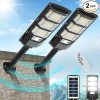 VIVOHOME Solar Flood Lights 256 LED 2500LM Motion Sensor 3 Pack 3