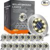 Solar Path Lights with Motion Sensor Waterproof for Yard Garden 4