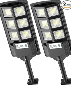 LED Solar Outdoor Motion Sensor Lights for Parking Lots and Security