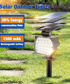 Waterproof Solar Spot Lights 8 Pack IP67 with 3 Lighting Modes 2