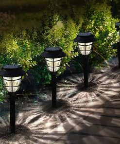 20 Pack Solar Pathway Lights for Outdoor Garden and Walkway Use 2