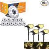 Solar Outdoor Lights 2500LM IP67 Waterproof 4 Head with Remote Control 3