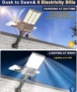 JAYNLT Y-11000W Solar Street Lights 850000LM Dusk to Dawn Outdoor Lights 2