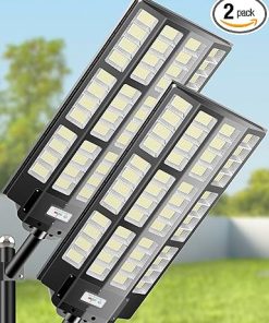 9000W Solar Street Lights for Commercial Parking Lots with Motion Sensor