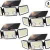 UME Solar Outdoor Lights 3000 Lumen 152 LED Motion Sensor 4 Pack