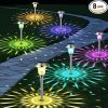 Outdoor Solar Pathway Lights 6 Pack Waterproof Auto On Off 15 Hour Runtime 4
