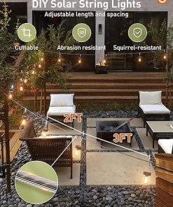 Outdoor Waterproof Solar Lights 16 Pack for Fence Patio Garden 2