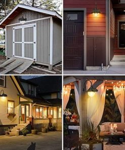 Auzev Solar Lanterns Outdoor LED Motion Sensor Lights 3 Modes 2