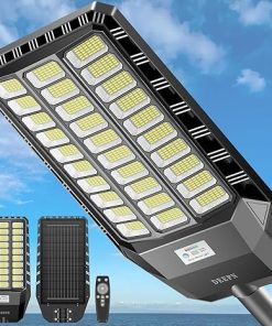 1. Commercial Solar Street Light IP67 Waterproof for Outdoor Use  
2. 8700W LED Flood Lights with Motion Sensor for Outdoor Areas