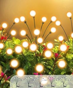 Bright Solar Garden Firefly Lights for Outdoor Pathway and Yard