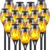 Solar Fence Lights 8-Pack 30-Lumen RGB Warm White Waterproof Outdoor 4