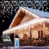 Upgraded 100 LED Solar Outdoor Wall Light with 3 Modes IP65 4 Pack 3