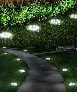 Solar Lights Outdoor 24 Pack White LED Waterproof Garden Landscape