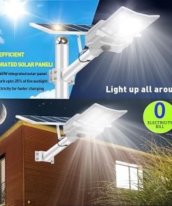 6000W Solar Street Light with Motion Sensor and 360000LM Brightness 2