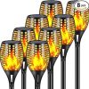 Solar Driveway Lights 10 Pack IP68 Waterproof LED for Pathway Garden 4
