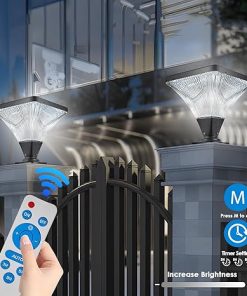 LED Solar Fence Lights Waterproof for Outdoor Garden Yard 2
