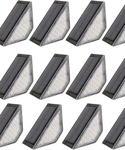 BILIKEYU Solar Step Light Outdoor Induction Lighting for Stairs