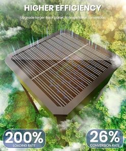 8 Pack Solar Pathway Lights IP65 Waterproof for Outdoor Garden Use 2
