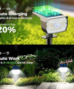 56 LED Solar Lights Outdoor Motion Sensor Spot Landscape Lighting 2