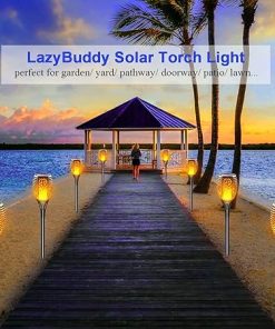 Upgraded Solar Flame Lights for Outdoor Garden Yard Decor 2