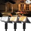 Waterproof Solar Spotlights 4 Pack Adjustable Lights for Outdoors