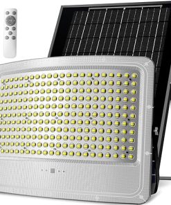 8000W Solar Flood Lights for Yard Garage Pool Pathway IP67 Waterproof