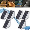 Outdoor Waterproof Solar Wall Lamp Retro Aluminum Glass Lantern 3