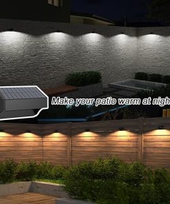 Waterproof Solar Fence Lights with 10 Fixed Colors and RGB RGB 2