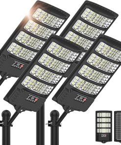 Bright Waterproof Solar Street Lights with Motion Sensor and Remote Control
