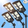4 Pack Solar Lights with Motion Sensor Dusk to Dawn 6500K 50000LM