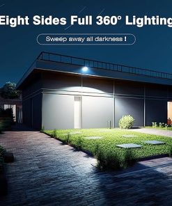 Outdoor Solar Lights with Motion Sensor 168LED Dusk to Dawn 2 Pack 2