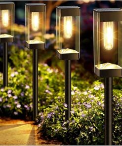 Warm White Pathway Lights 8 Pack and 10 Pack for Outdoor Use 2