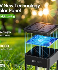 8 Pack Solar Pathway Lights Waterproof IP65 Bright Outdoor Lighting 2