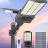 JAYNLT 12000W Solar Street Light 6500K Bright Commercial Parking Lot