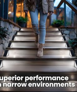 Solar Stair Lights 12 Pack Waterproof LED Outdoor Step Lights Gray 2