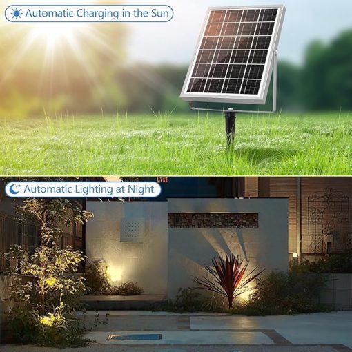 Solar Spot Lights Outdoor, 3 in 1 and 6 in 1 Landscape Lighting - Image 2