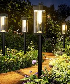 Solar Pathway Spotlights Waterproof Outdoor Garden Decor for Your Yard 2