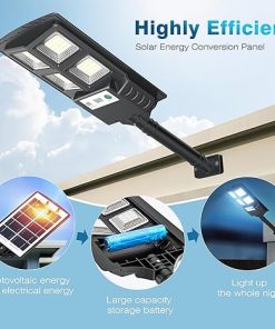 Solar Flood Lights Outdoor IP66 Waterproof with Motion Sensor 4 Pack 2