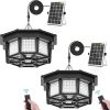 Solar Shed Light 2 Pack 1200LM Indoor Outdoor Motion Sensor Pendant