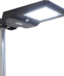 Wagan EL8586 Solar Street Lamp 1600 Lumen Motion Sensor Outdoor Light